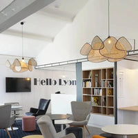 Lustre Créatif en Rotin Bambou Osier Design Handmade | Marco Lucetti