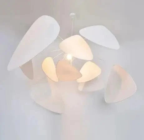 Lustre Créatif en Rotin Bambou Osier Design Handmade | Marco Lucetti Blanc D100cm / Lumière froide