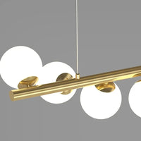 Lustre Créatif en Verre pour Bar et Restaurant avec Fil Réglable - Élégance Lumineuse | Marco Lucetti