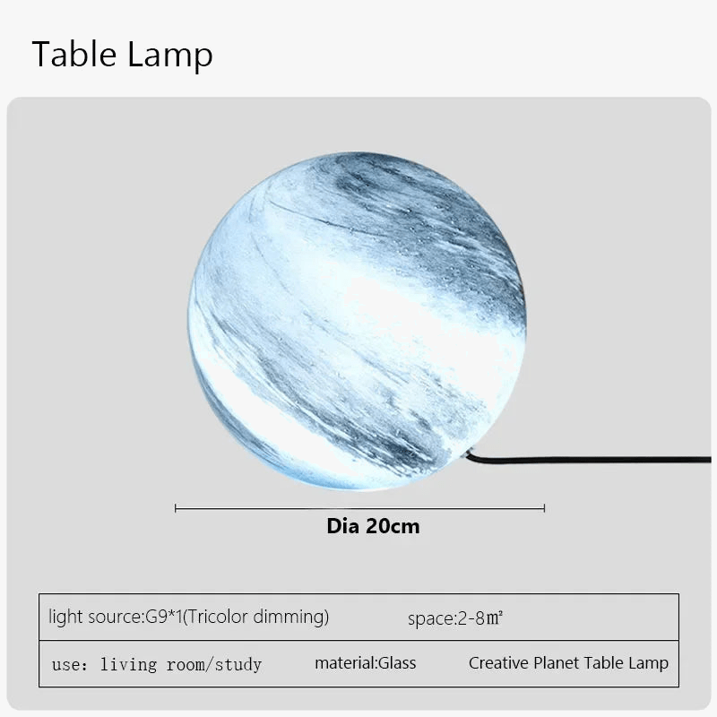 Lustre Créatif LED Boule de Verre pour Chambre d'Enfants - Design Enfance Brillante | Marco Lucetti