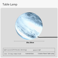 Lustre Créatif LED Boule de Verre pour Chambre d'Enfants - Design Enfance Brillante | Marco Lucetti