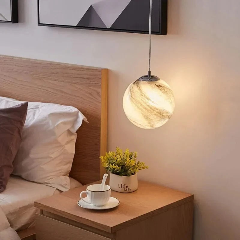 Lustre Créatif LED Boule de Verre pour Chambre d'Enfants - Design Enfance Brillante | Marco Lucetti
