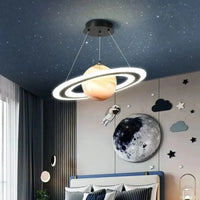 Lustre Créatif LED Boule de Verre pour Chambre d'Enfants - Design Enfance Brillante | Marco Lucetti