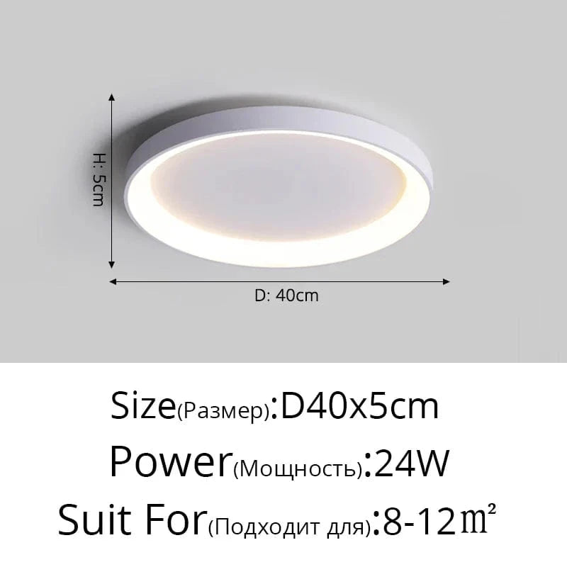 Lustre Crème de Luxe | Marco Lucetti A Blanc D40x5cm 24W / Blanc chaud