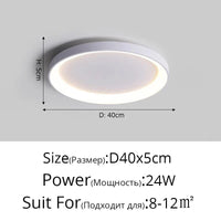 Lustre Crème de Luxe | Marco Lucetti A Blanc D40x5cm 24W / Blanc chaud