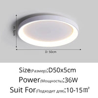 Lustre Crème de Luxe | Marco Lucetti A Blanc D50x5cm 36W / Blanc chaud