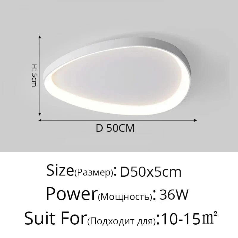 Lustre Crème de Luxe | Marco Lucetti B Blanc D50x5cm 24W / Blanc chaud