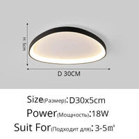 Lustre Crème de Luxe | Marco Lucetti B Noir D30x5cm 18W / Blanc chaud