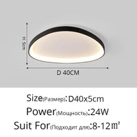 Lustre Crème de Luxe | Marco Lucetti B Noir D40x5cm 24W / Blanc chaud