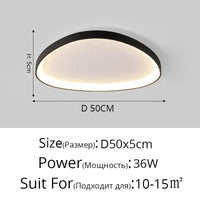 Lustre Crème de Luxe | Marco Lucetti B Noir D50x5cm 36W / Blanc chaud