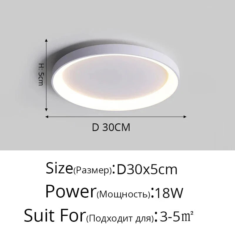 Lustre Crème de Luxe | Marco Lucetti Un Blanc D30x5cm 18W / Blanc chaud