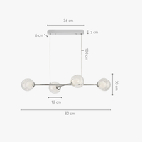 Lustre Cristal Moderne Transparent. | Marco Lucetti