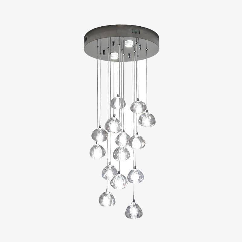 Lustre Crystal LED ClearLux | Marco Lucetti 14 lampes - 45cm