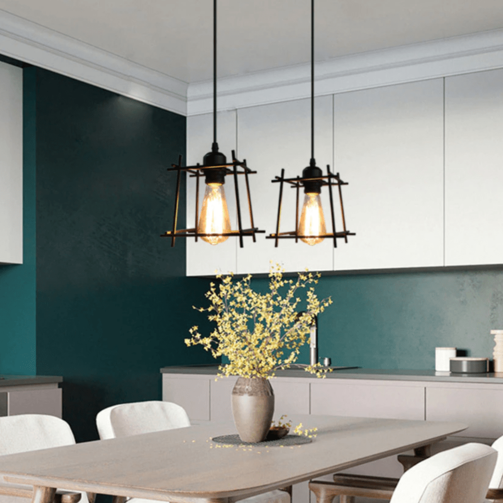 Lustre Cubique Industriel en Métal Onigun. | Marco Lucetti