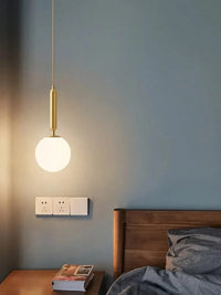 Lustre Cuivre et Or avec Ampoule G9 | Marco Lucetti