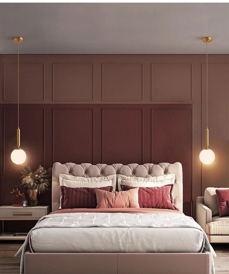 Lustre Cuivre et Or avec Ampoule G9 | Marco Lucetti