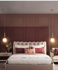 Lustre Cuivre et Or avec Ampoule G9 | Marco Lucetti