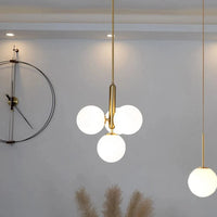 Lustre Cuivre et Or avec Ampoule G9 | Marco Lucetti