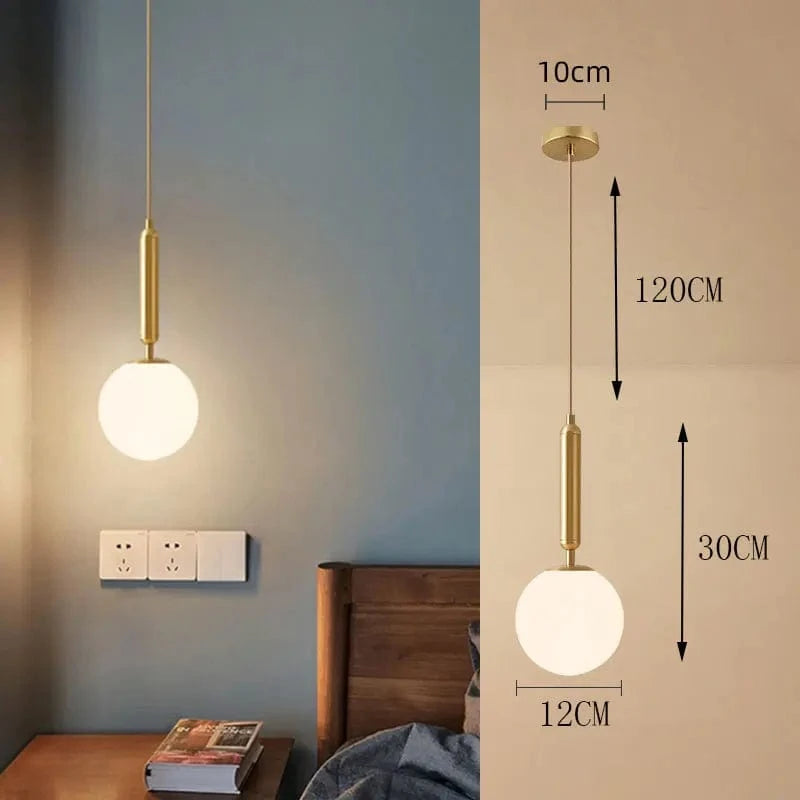 Lustre Cuivre et Or avec Ampoule G9 | Marco Lucetti B / Blanc froid