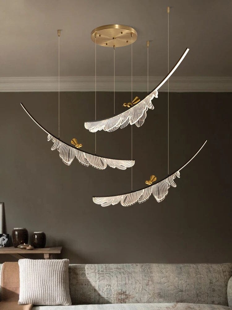 Lustre Cuivre Italien Moderne | Marco Lucetti