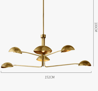 Lustre Cuivre Moderne Néoclassique | Marco Lucetti