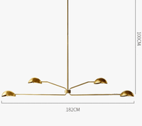 Lustre Cuivre Moderne Néoclassique | Marco Lucetti