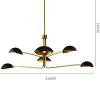 Lustre Cuivre Moderne Néoclassique | Marco Lucetti Cuivre noir 6