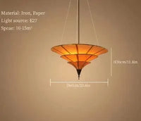 Lustre d'ambiance asiatique bouddhiste de l'Asie du Sud-Est. | Marco Lucetti D60cm / Blanc chaud