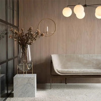 Lustre Danois Doré en Boule de Verre | Marco Lucetti Titre par défaut