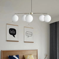 Lustre Danois Doré en Boule de Verre | Marco Lucetti Titre par défaut