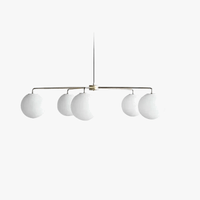 Lustre Danois Doré en Boule de Verre | Marco Lucetti Titre par défaut