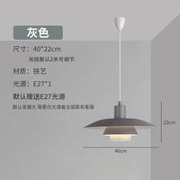 Lustre Danois Soucoupe Volante Créatif pour Café, Restaurant et Magasin | Marco Lucetti Gris Dia38cm / Blanc froid