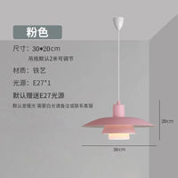 Lustre Danois Soucoupe Volante Créatif pour Café, Restaurant et Magasin | Marco Lucetti Rose Dia30cm / Trois couleurs