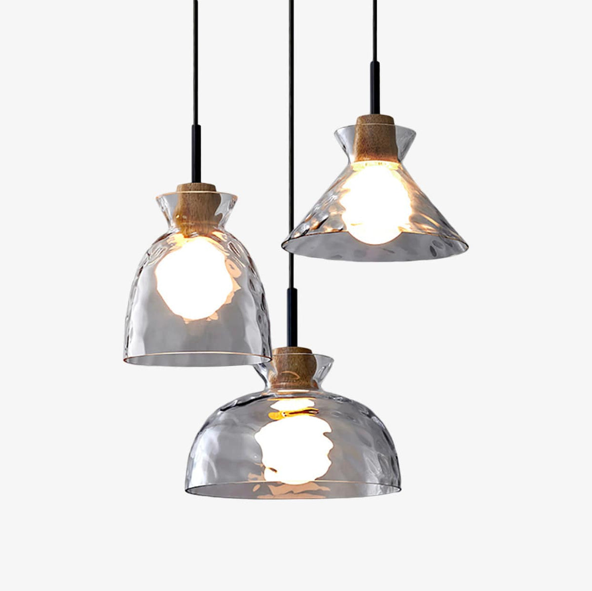 Lustre Dante Glass: Moderne et Élégant | Marco Lucetti