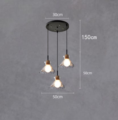 Lustre Dante Glass: Moderne et Élégant | Marco Lucetti B