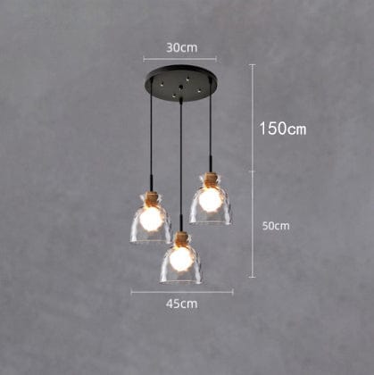 Lustre Dante Glass: Moderne et Élégant | Marco Lucetti C