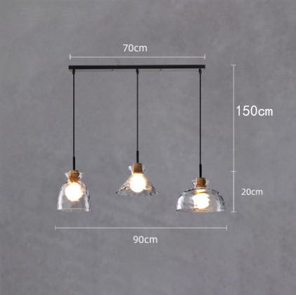 Lustre Dante Glass: Moderne et Élégant | Marco Lucetti D