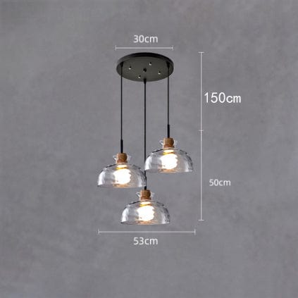 Lustre Dante Glass: Moderne et Élégant | Marco Lucetti E