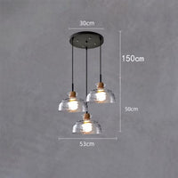 Lustre Dante Glass: Moderne et Élégant | Marco Lucetti E