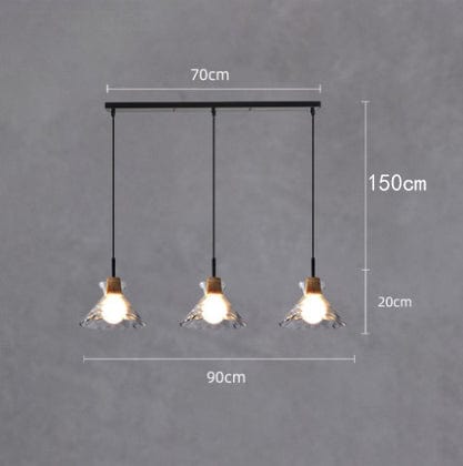 Lustre Dante Glass: Moderne et Élégant | Marco Lucetti G