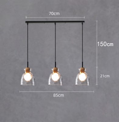 Lustre Dante Glass: Moderne et Élégant | Marco Lucetti H