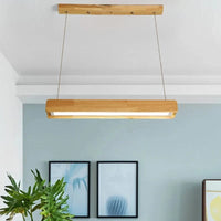 Lustre de bureau en bois brut | Marco Lucetti