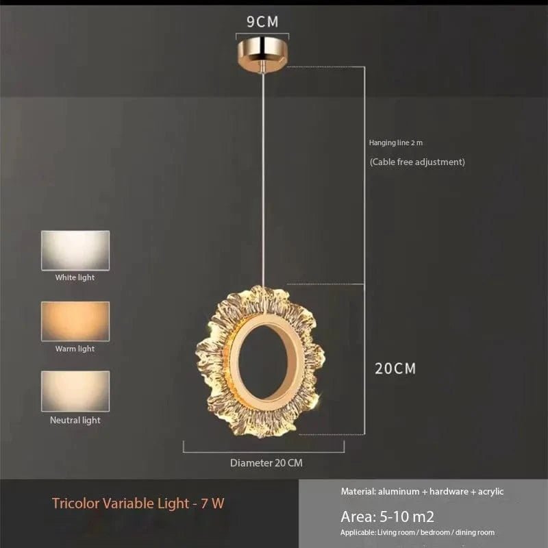 Lustre de chevet de luxe élégant | Marco Lucetti En-tête unique