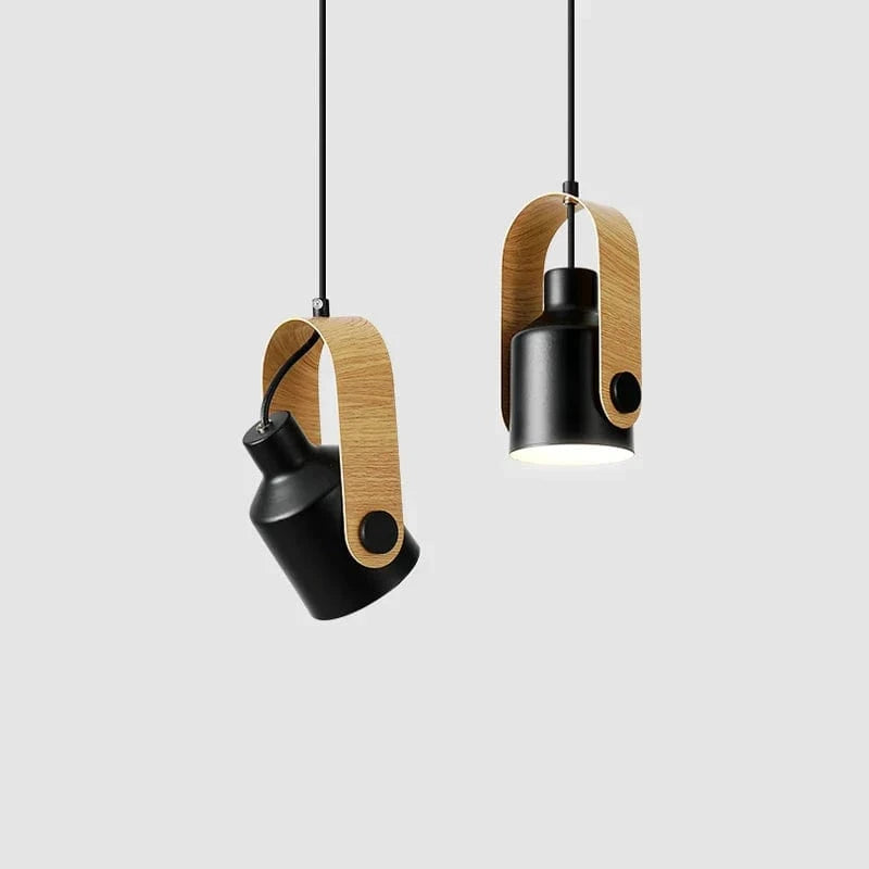 Lustre de chevet japonais en bois - Élégance moderne nordique | Marco Lucetti