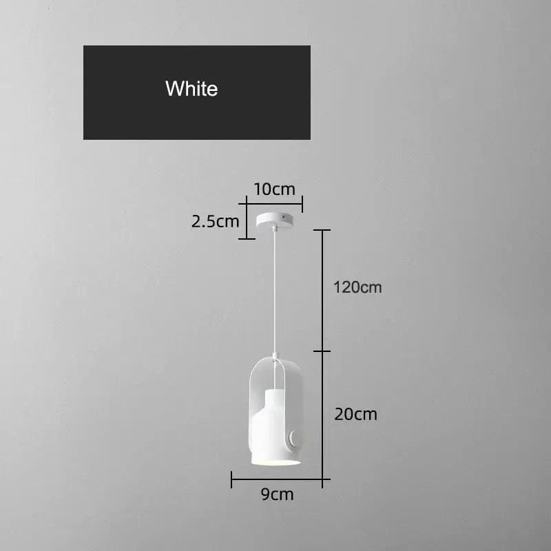 Lustre de chevet japonais en bois - Élégance moderne nordique | Marco Lucetti Blanc