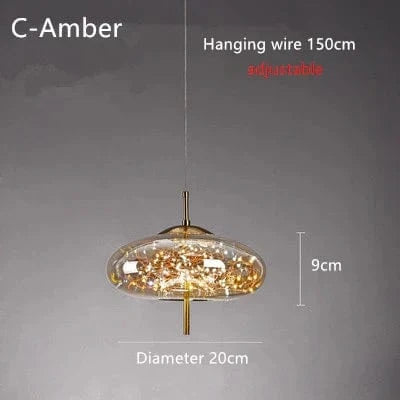 Lustre de chevet rouge en filet nordique pour enfant | Marco Lucetti Courbure / Blanc froid