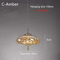 Lustre de chevet rouge en filet nordique pour enfant | Marco Lucetti Courbure / Blanc froid