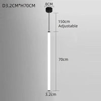 Lustre de cuisine LED design modernisé | Marco Lucetti D3.2CM H70CM / Lumière blanche