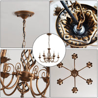 Lustre de ferme en bronze - Collection rustique chic | Marco Lucetti