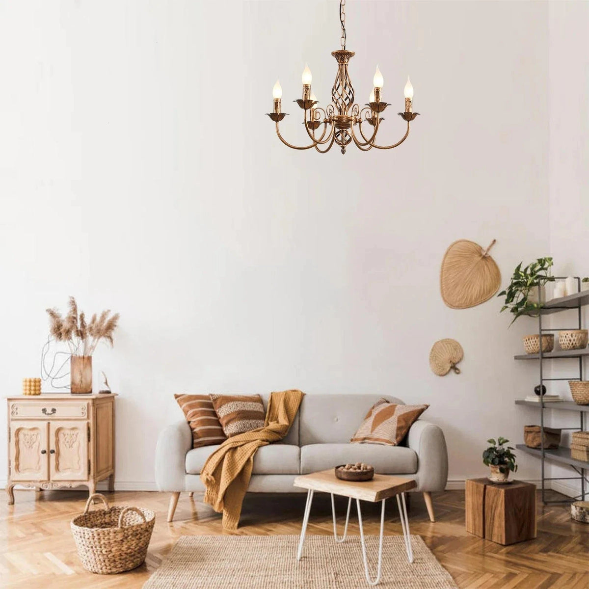 Lustre de ferme en bronze - Collection rustique chic | Marco Lucetti